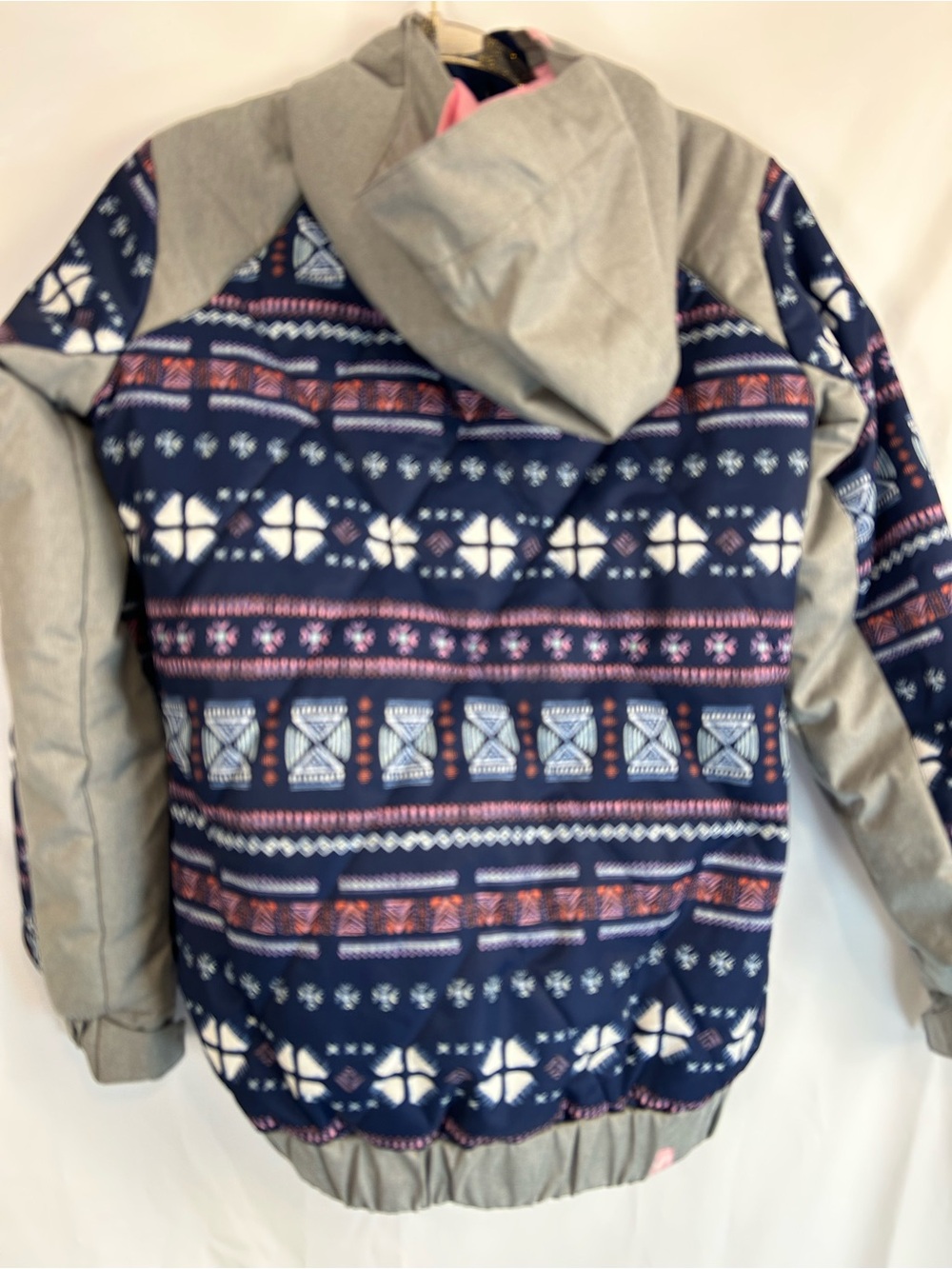 Roxy Girls Youth 16 XXL Ski Snow Jacket DryFlight 10K Navy Print - Picture 8 of 15